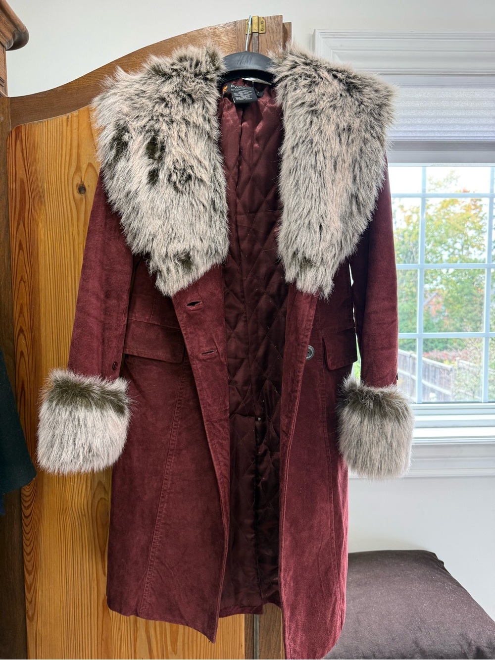 Suede penny lane coat